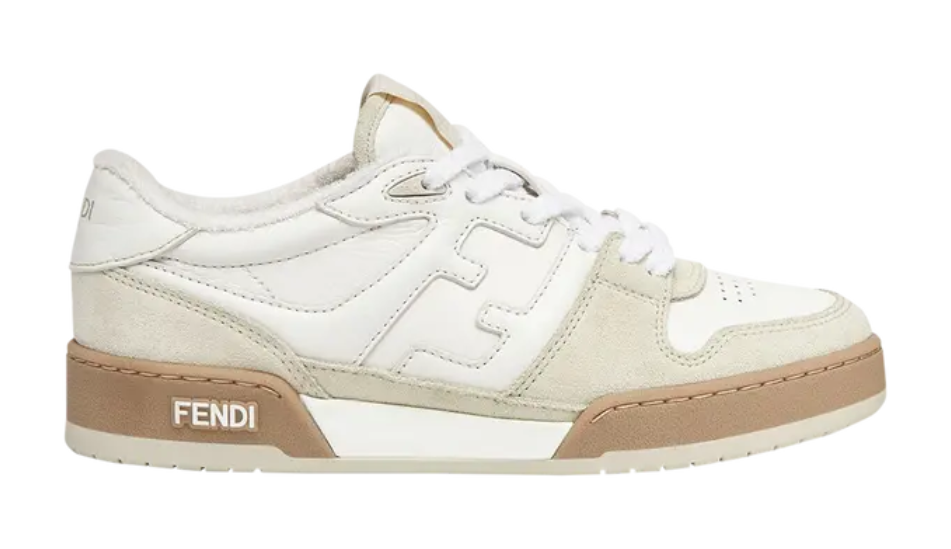 Fendi Wmns FF Mixed Leather Low