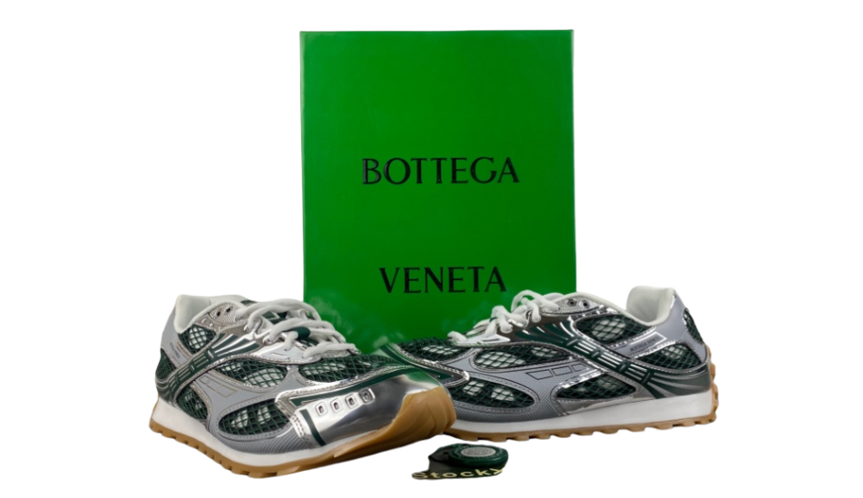 Bottega Veneta Orbit Sneaker 'Biliard Green Silver'