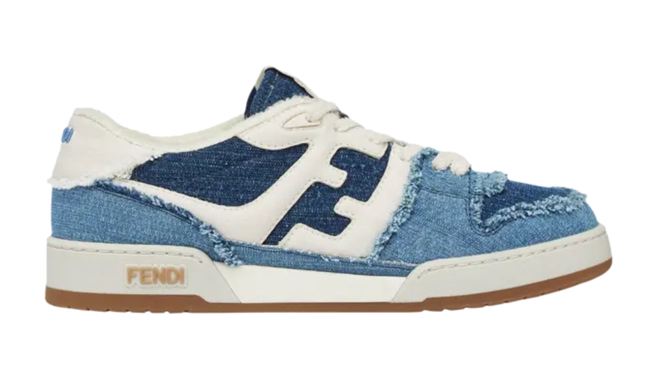 Fendi Wmns FF Mixed Leather Low