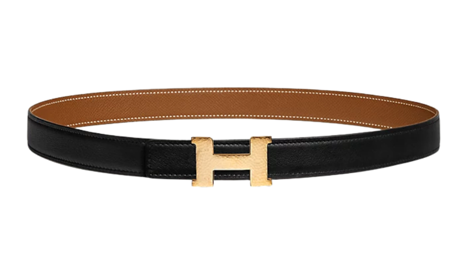 Mini Constance Martelee belt buckle & Reversible leather strap 24 mm